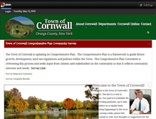 Tablet Screenshot of cornwallny.gov